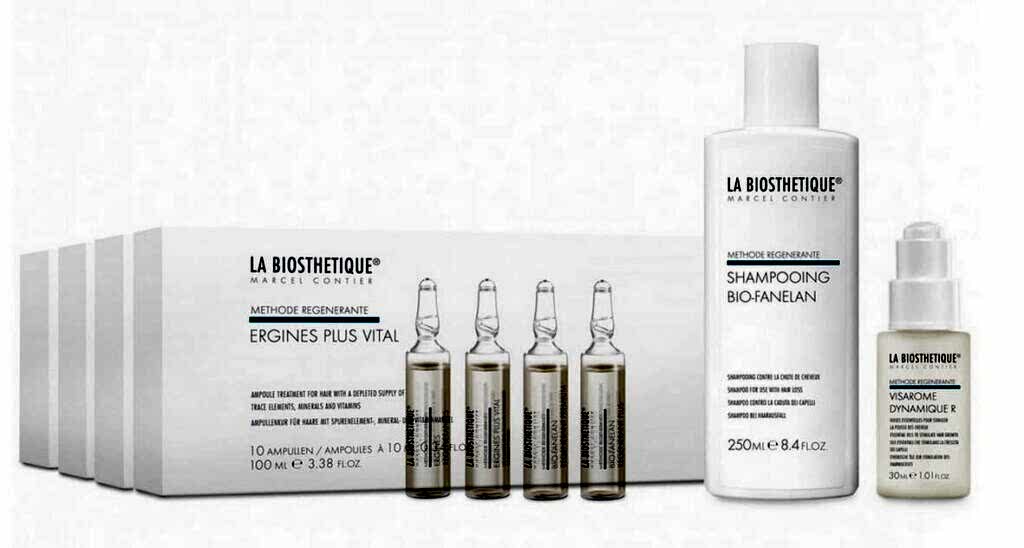 Ampollas y champu para caida del pelo